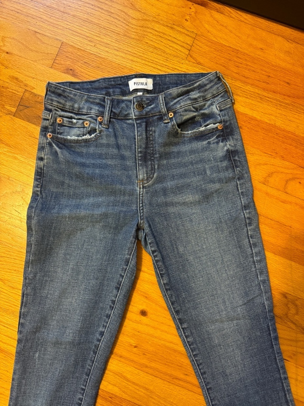 Pistola Audrey Mid Rise Skinny Jeans - Picture 3 of 14